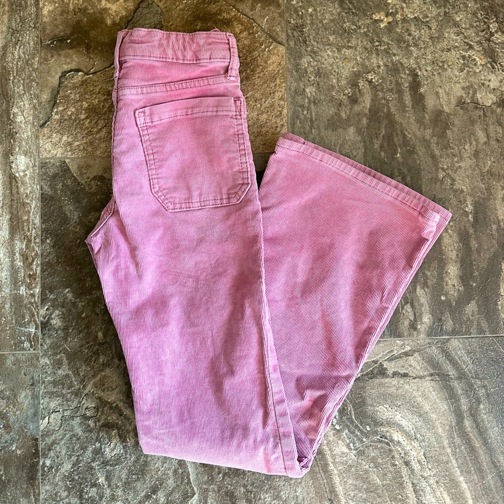 GAP girls Flare Jeans in Soft Pink slim fit.